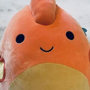 NWOT Squishmallows Nichelle the Dinosaur Parasaurolophus 16 inch Orange